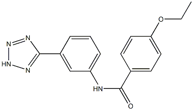 4-ethoxy-N-[3-(2H-tetrazol-5-yl)phenyl]benzamide Struktur