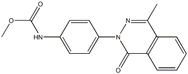 methyl N-[4-(4-methyl-1-oxophthalazin-2-yl)phenyl]carbamate Struktur