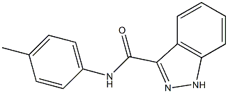 N-(4-methylphenyl)-1H-indazole-3-carboxamide Struktur