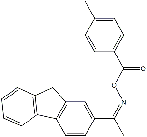 [(Z)-1-(9H-fluoren-2-yl)ethylideneamino] 4-methylbenzoate Struktur