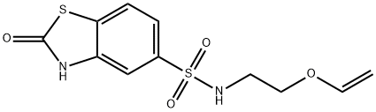 N-(2-ethenoxyethyl)-2-oxo-3H-1,3-benzothiazole-5-sulfonamide Struktur