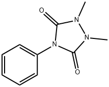 1,2-dimethyl-4-phenyl-1,2,4-triazolidine-3,5-dione Struktur