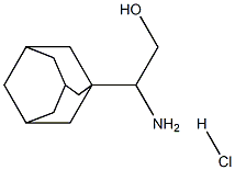 2-(1-adamantyl)-2-aminoethanol hydrochloride Struktur