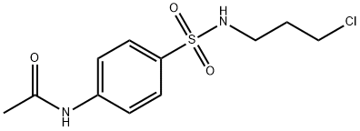 N-[4-(3-chloropropylsulfamoyl)phenyl]acetamide Struktur