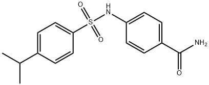 4-[(4-propan-2-ylphenyl)sulfonylamino]benzamide Struktur