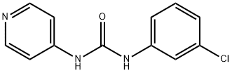 1-(3-chlorophenyl)-3-pyridin-4-ylurea Struktur