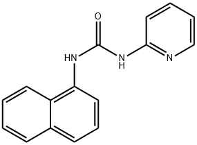 1-naphthalen-1-yl-3-pyridin-2-ylurea Struktur