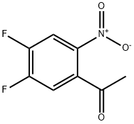 1-(4,5-Difluoro-2-nitro-phenyl)-ethanone Struktur