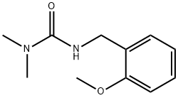 3-[(2-methoxyphenyl)methyl]-1,1-dimethylurea Struktur