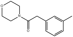 2-(3-methylphenyl)-1-morpholin-4-ylethanone Struktur