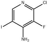 2-Chloro-3-fluoro-5-iodo-pyridin-4-ylamine Struktur