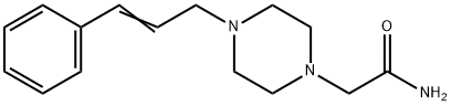 2-[4-[(E)-3-phenylprop-2-enyl]piperazin-1-yl]acetamide Struktur