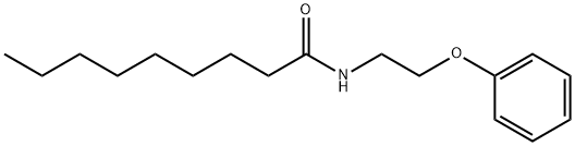 N-(2-phenoxyethyl)nonanamide Struktur