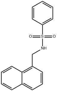 N-(naphthalen-1-ylmethyl)benzenesulfonamide Struktur