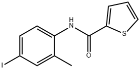 N-(4-iodo-2-methylphenyl)thiophene-2-carboxamide Struktur