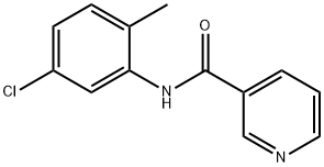 N-(5-chloro-2-methylphenyl)pyridine-3-carboxamide Struktur