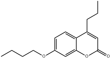 7-butoxy-4-propylchromen-2-one Struktur