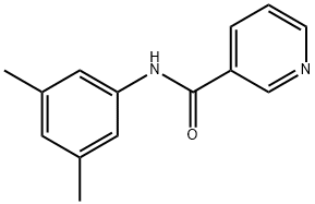 N-(3,5-dimethylphenyl)pyridine-3-carboxamide Struktur