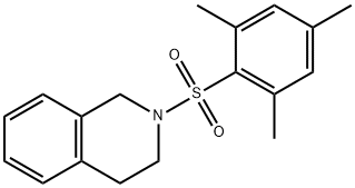 2-(2,4,6-trimethylphenyl)sulfonyl-3,4-dihydro-1H-isoquinoline Struktur