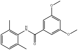 N-(2,6-dimethylphenyl)-3,5-dimethoxybenzamide Struktur