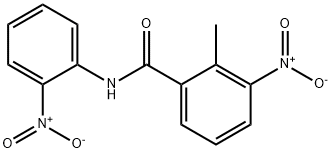 2-methyl-3-nitro-N-(2-nitrophenyl)benzamide Struktur