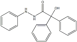 2-hydroxy-N',2,2-triphenylacetohydrazide Struktur