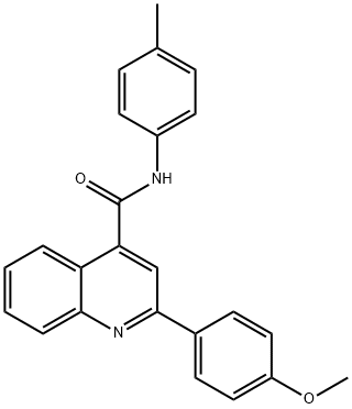 2-(4-methoxyphenyl)-N-(4-methylphenyl)quinoline-4-carboxamide Struktur