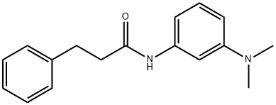 N-[3-(dimethylamino)phenyl]-3-phenylpropanamide Struktur