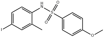 N-(4-iodo-2-methylphenyl)-4-methoxybenzenesulfonamide Struktur