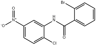 2-bromo-N-(2-chloro-5-nitrophenyl)benzamide Struktur