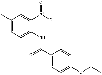 4-ethoxy-N-(4-methyl-2-nitrophenyl)benzamide Struktur