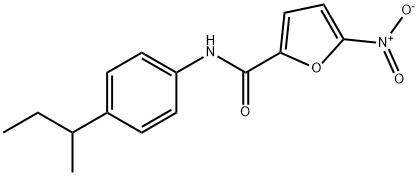 N-(4-butan-2-ylphenyl)-5-nitrofuran-2-carboxamide Struktur