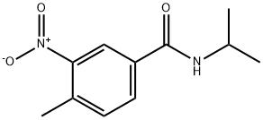 4-methyl-3-nitro-N-propan-2-ylbenzamide Struktur