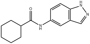 N-(1H-indazol-5-yl)cyclohexanecarboxamide Struktur