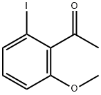 1-(2-Iodo-6-methoxy-phenyl)-ethanone Struktur