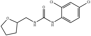 1-(2,4-dichlorophenyl)-3-(oxolan-2-ylmethyl)urea Struktur