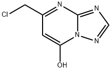 5-Chloromethyl-[1,2,4]triazolo[1,5-a]pyrimidin-7-ol Struktur