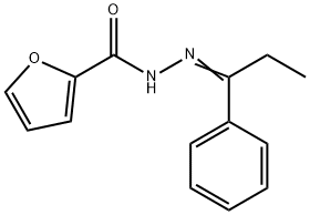 N-[(Z)-1-phenylpropylideneamino]furan-2-carboxamide Struktur