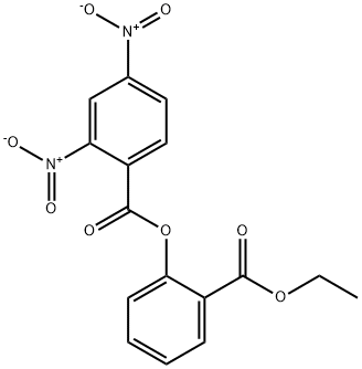 (2-ethoxycarbonylphenyl) 2,4-dinitrobenzoate Struktur