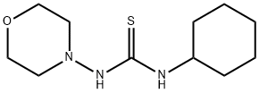 1-cyclohexyl-3-morpholin-4-ylthiourea Struktur