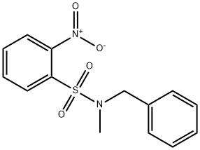 N-benzyl-N-methyl-2-nitrobenzenesulfonamide Struktur