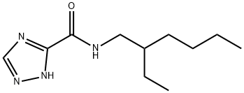 N-(2-ethylhexyl)-1H-1,2,4-triazole-5-carboxamide Struktur