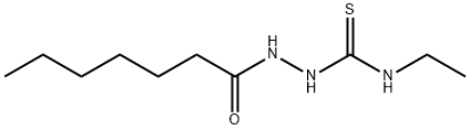 1-ethyl-3-(heptanoylamino)thiourea Struktur