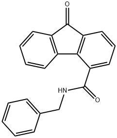 N-benzyl-9-oxofluorene-4-carboxamide Struktur