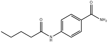 4-(pentanoylamino)benzamide Struktur