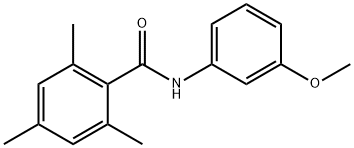 N-(3-methoxyphenyl)-2,4,6-trimethylbenzamide Struktur