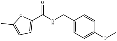 N-[(4-methoxyphenyl)methyl]-5-methylfuran-2-carboxamide Struktur