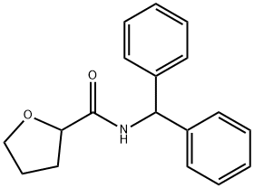 N-benzhydryloxolane-2-carboxamide Struktur