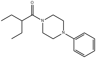 2-ethyl-1-(4-phenylpiperazin-1-yl)butan-1-one Structure