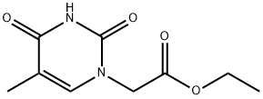 ethyl 2-(5-methyl-2,4-dioxopyrimidin-1-yl)acetate Struktur